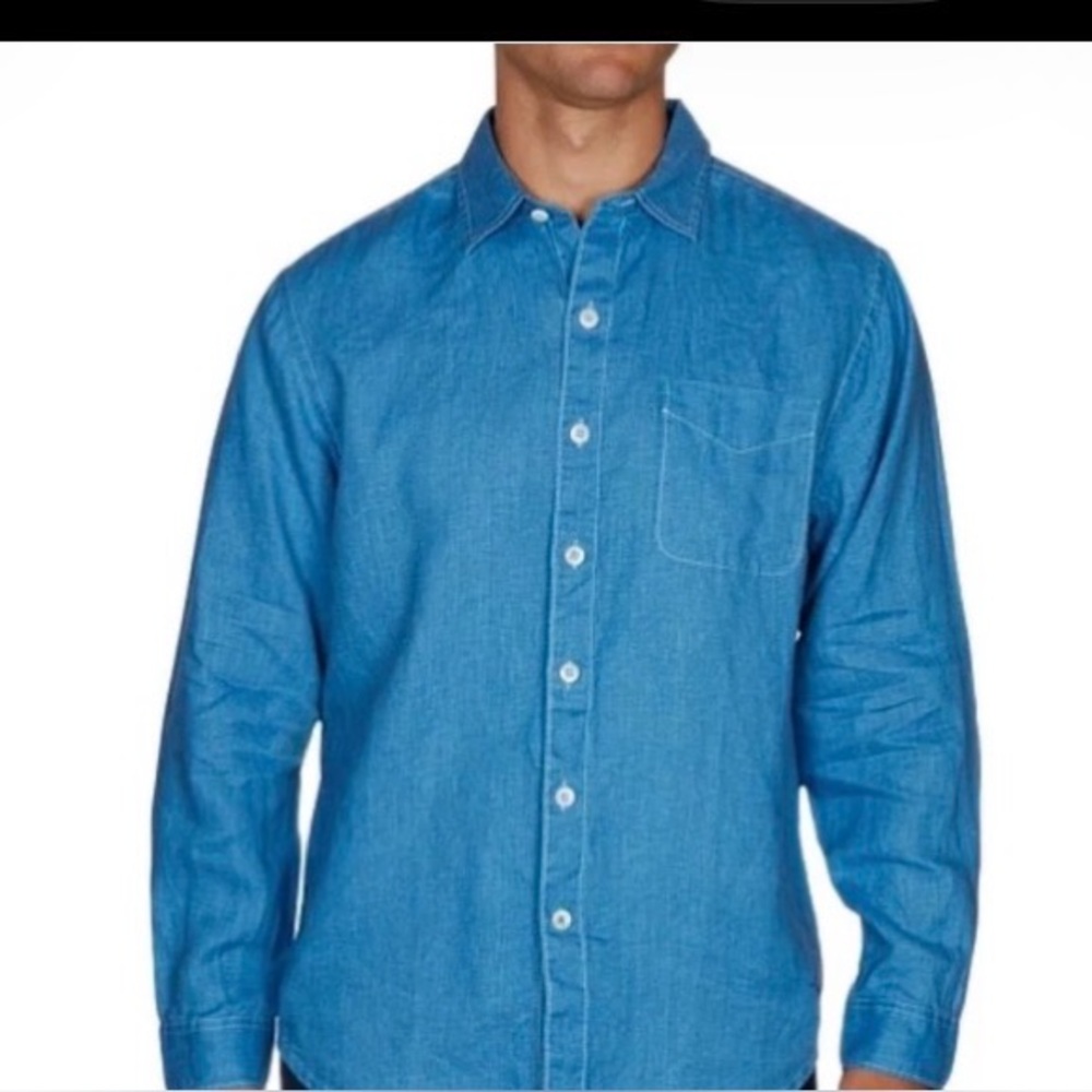 Men’s Big Man Tommy Bahama Sea Glass Breeze Relax Fit Campus Linen Shirt - 2XB